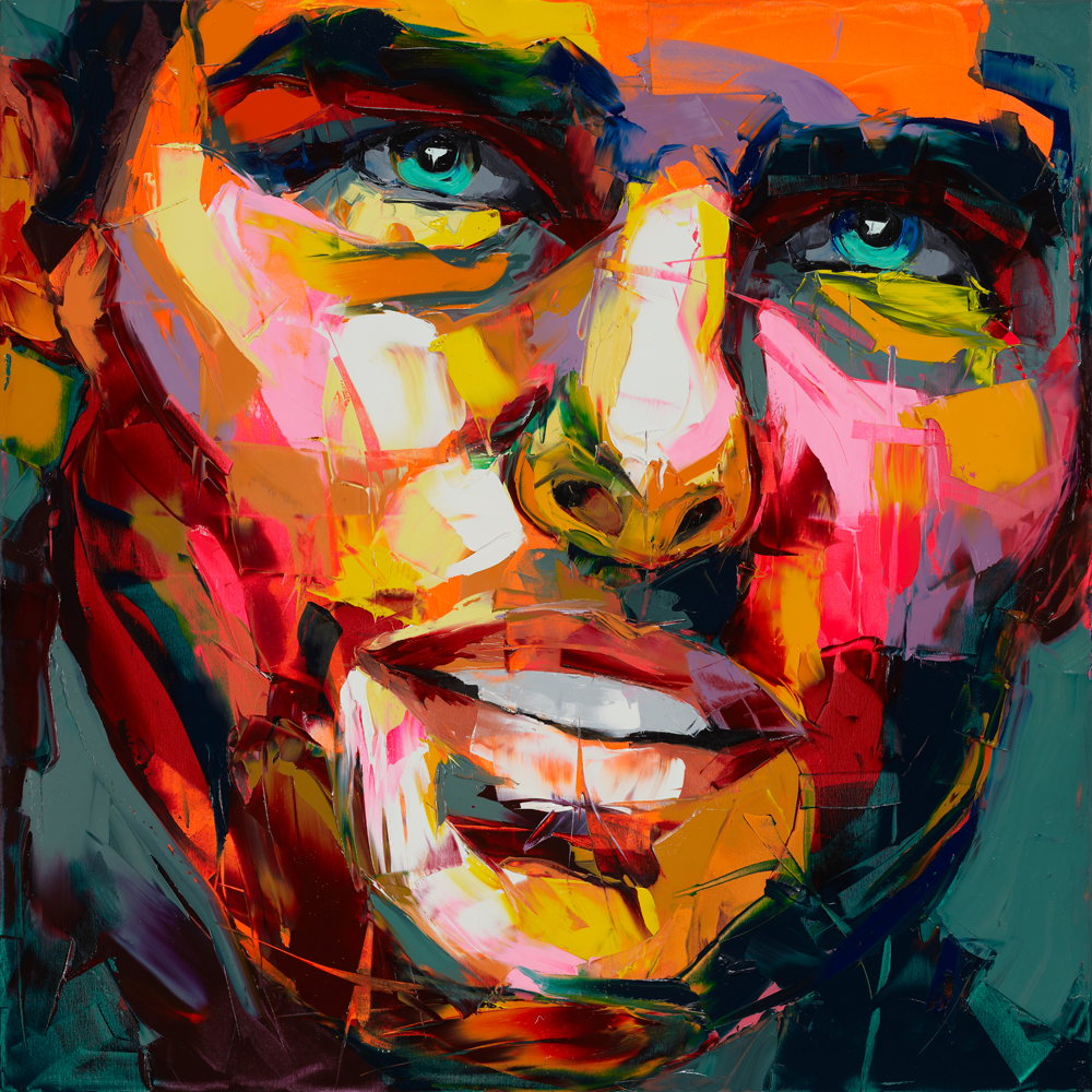 Francoise Nielly Portrait Palette Painting Expression Face121